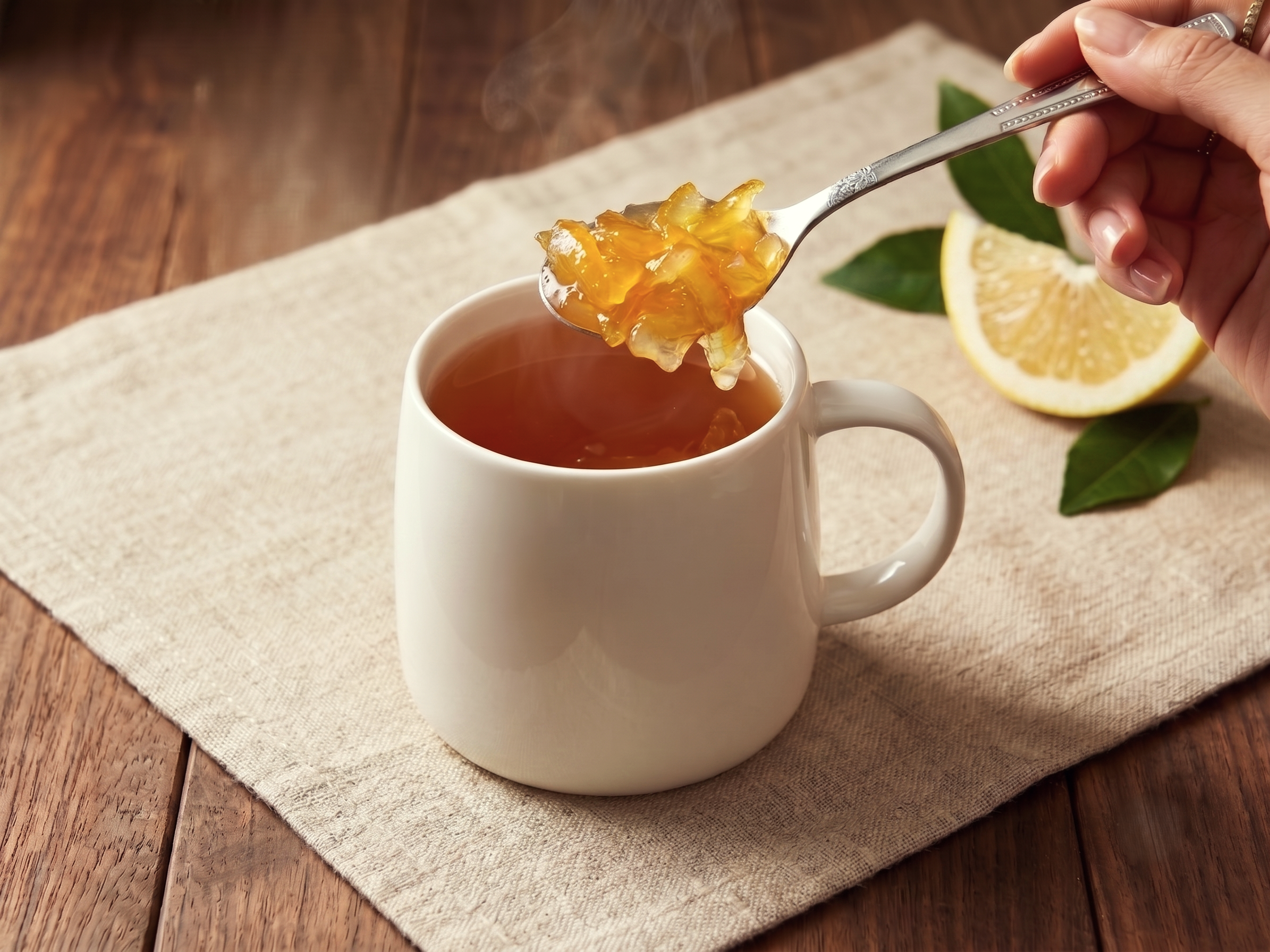 柚子茶 (含咖啡因) 柚子醬、青茶